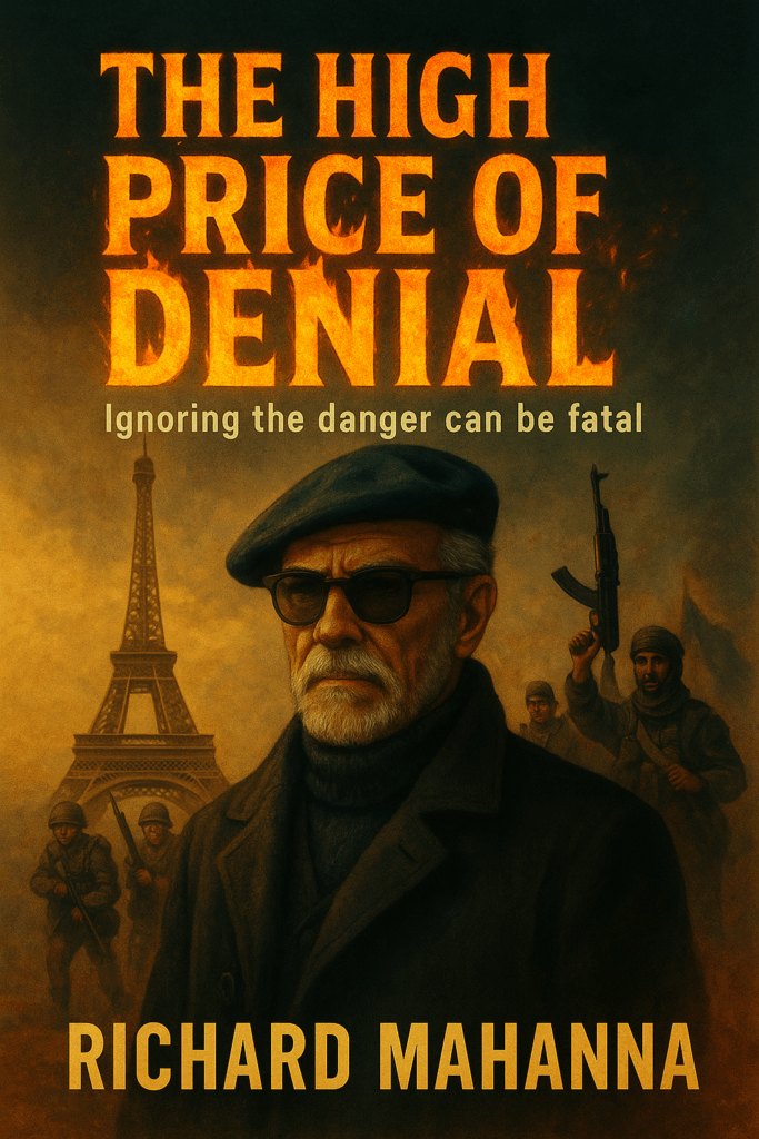 The High Price of Denial – political dystopian novel set in a fractured France facing radical Islamism and national disintegration.
