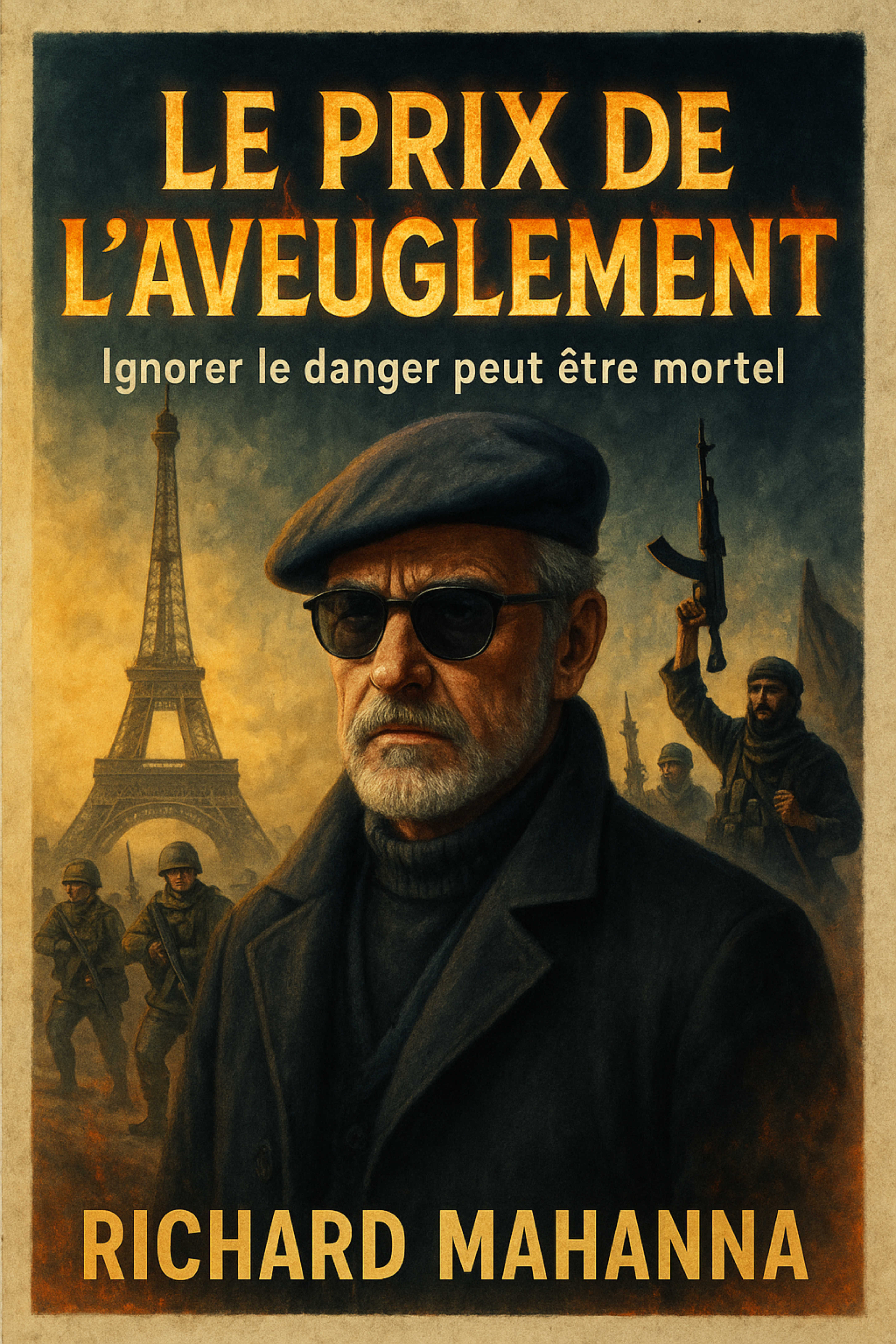 Couverture du roman anticipation politique Le Prix de l’Aveuglement. 